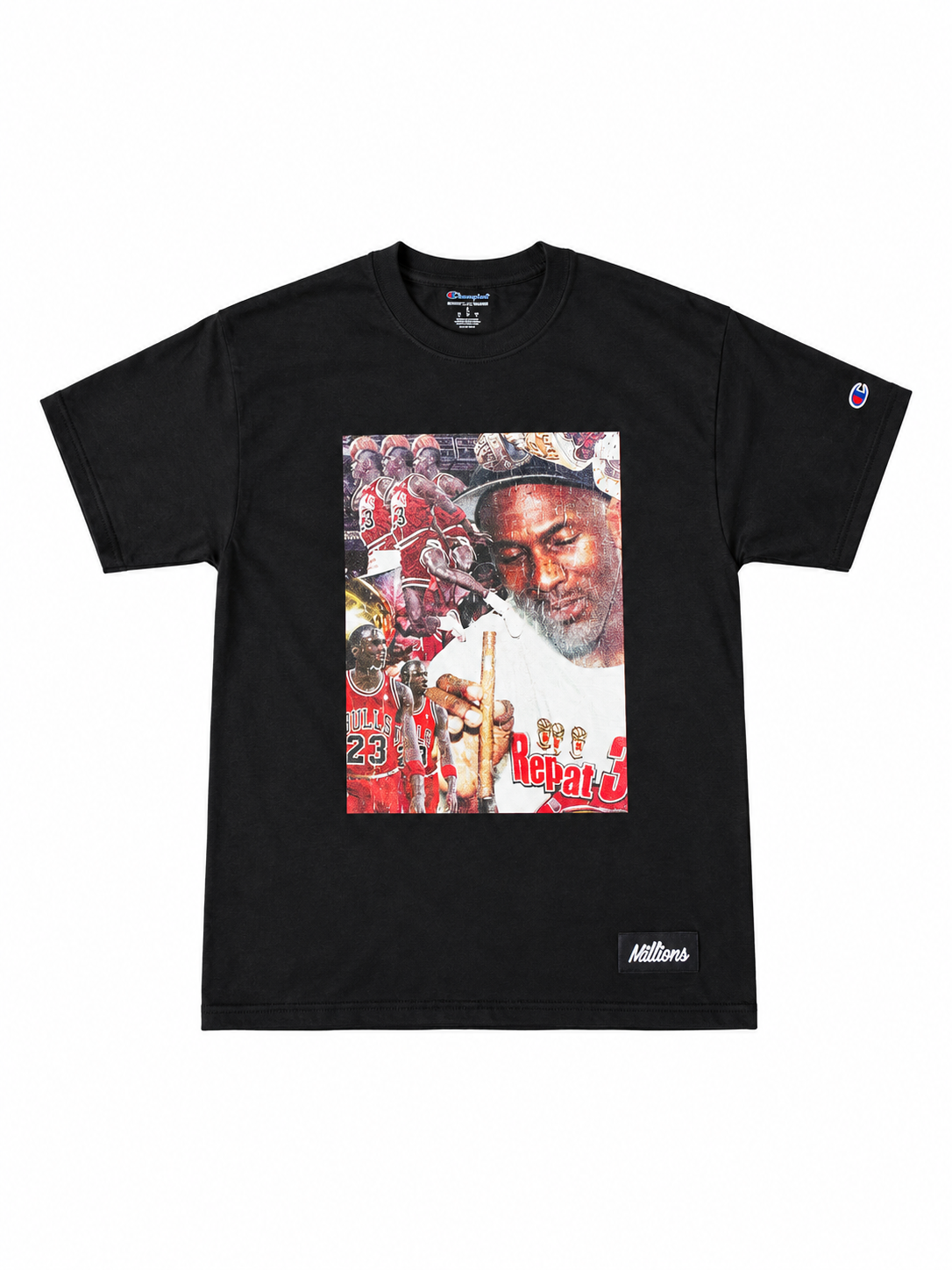 Champion x Jordan “Excellence” T-shirt | Black