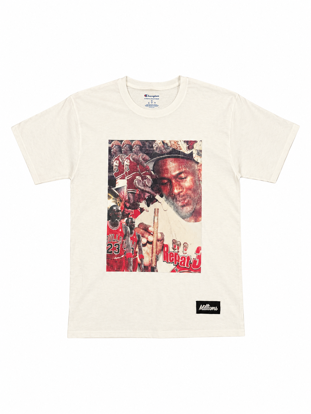 Champion x Jordan “Excellence” T-shirt | White