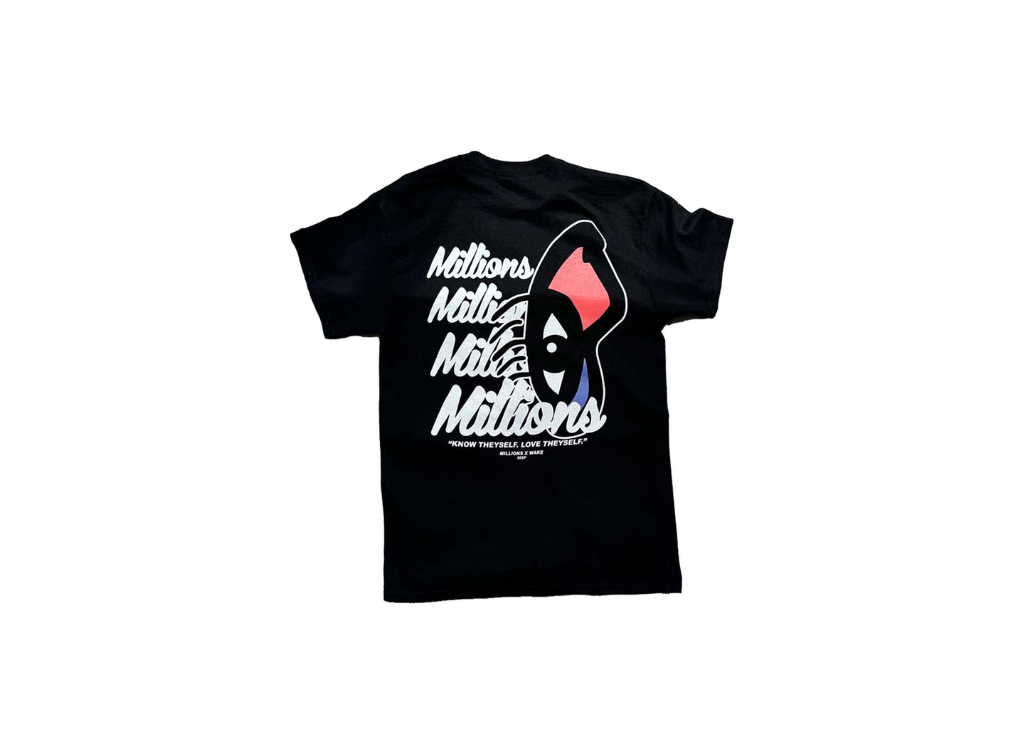Millions x Wake 2020 Collab Tee | Black/White