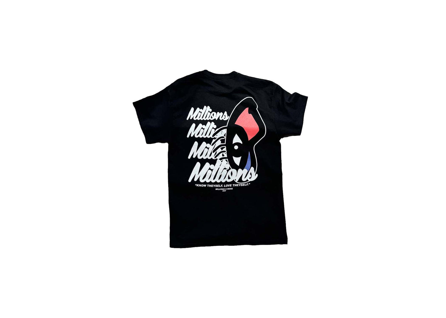 Millions x Wake 2020 Collab Tee | Black/White