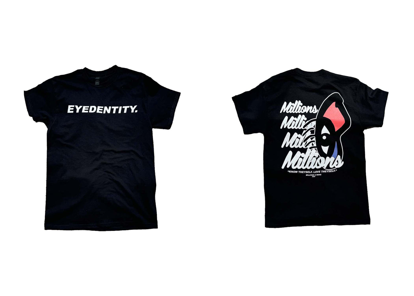Millions x Wake 2020 Collab Tee | Black/White
