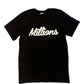 Millions Original 13' Tee | Black/White