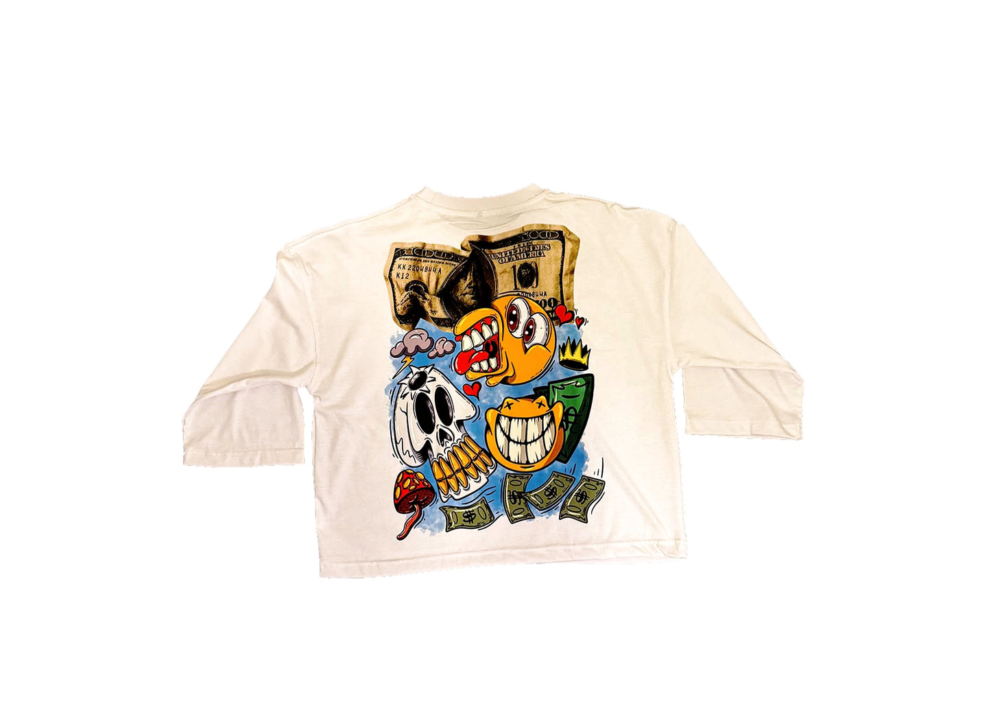 GA Collection Drop 1 “Money N Power” Boxy Tee | White (Unisex)