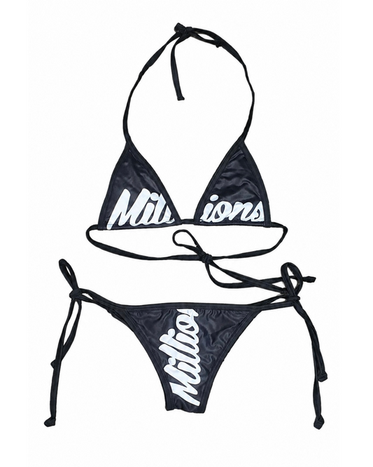 Millions Women’s Bikini Set | Black/White