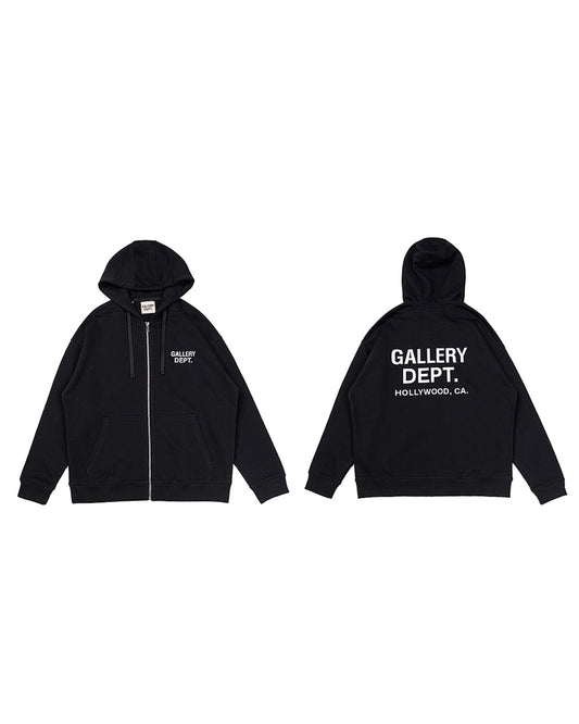 Gallery Dept. Zip Hoodie | XL | Black