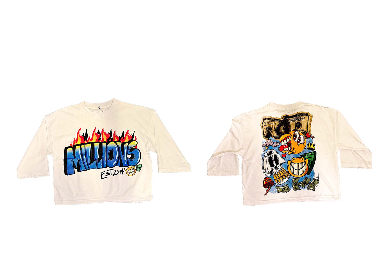 GA Collection Drop 1 “Money N Power” Boxy Tee | White (Unisex)