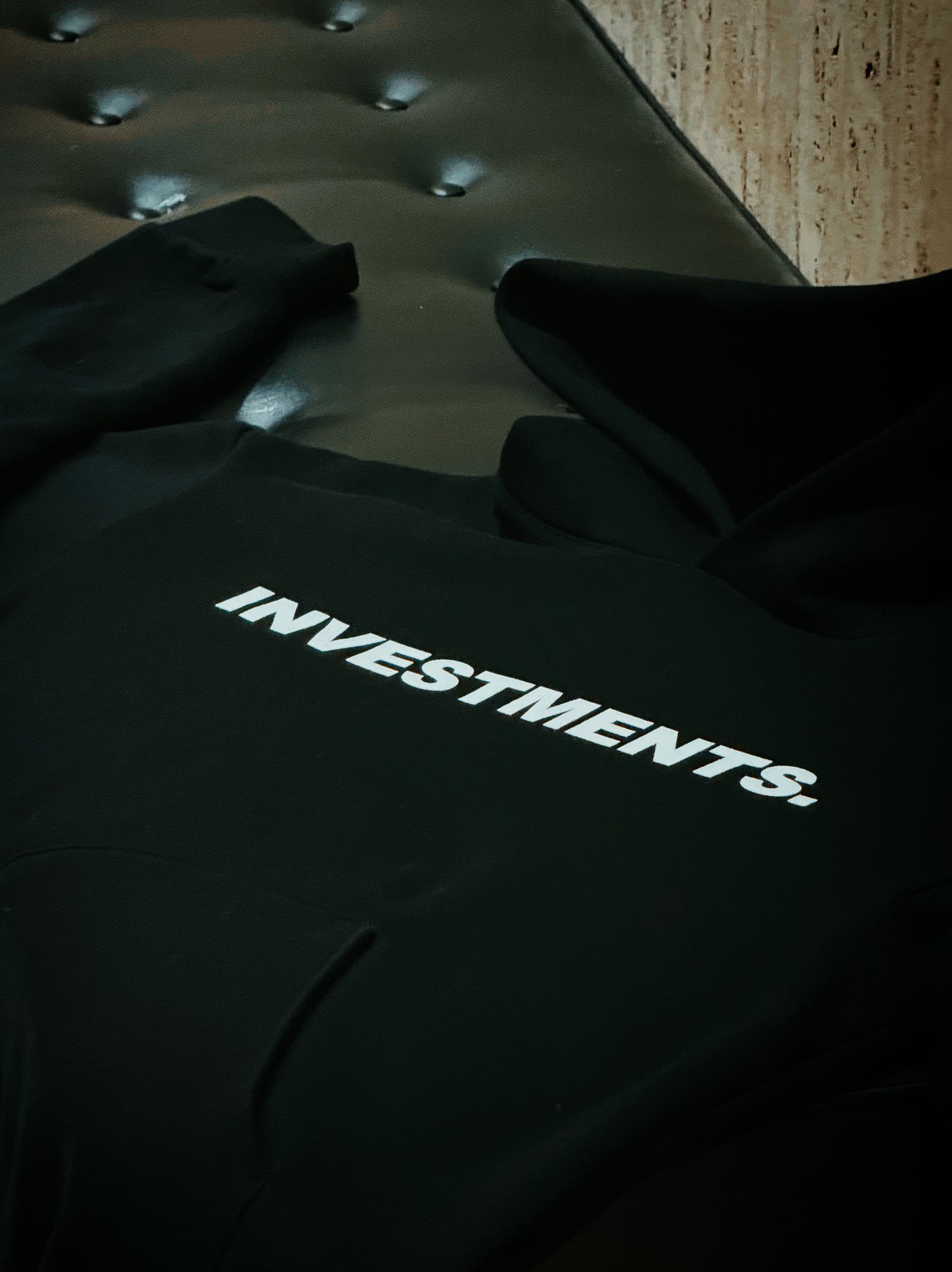 "INVESTMENTS" FW25 HOODIE